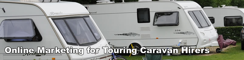 Online advertising for touring caravan hire business 